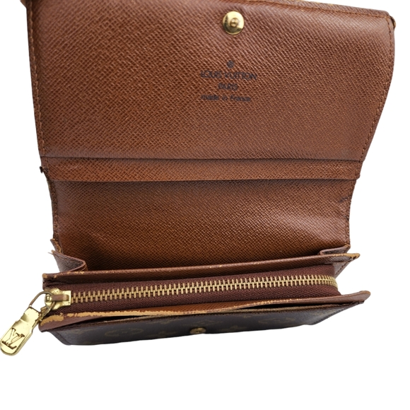 Louis Vuitton Monogram Porte Monnaie Tresor Canvas Wallet - Picture 4 of 8